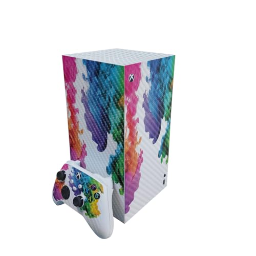 Carbon Fiber Gaming Skin Compatible with Microsoft Xbox Series X Digital Editio…