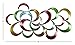 Deco 79 Metal Abstract Home Wall Decor Scalloped Wall Sculpture, Wall Art 35