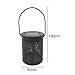Whitelotous 2pcs/Set Metal Rattan Solar LED Hanging Lantern Lights IP44 Waterproof Outdoor Garden Yard Decor Lamps
