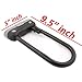 Tuff Bro Heavy Duty 14mm U Bar Bike Lock Anti-theft Bicycle U Lock with Mount Bracket & 2 Keys