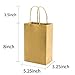 bagmad Sturdy 5.25x3.25x8 inch 100 Pack Small Paper Bags with Handles Bulk, Brown Kraft Bags, Gift Party Favors Grocery Retail Strong Shopping Craft Cub Sacks (Thicken, 100Pcs) (100)