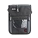 IDEAWIN Travel Neck Wallet Passport Holder Travel Pouch RFID Blocking (Black)