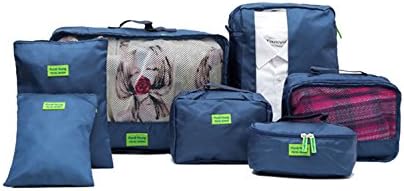Travel Storage Bags Multi-functional Clothing Shoes Sorting Packages Luggage Organizer Pouch 7 Pack