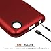 LG Harmony Case,LG K20 V Case,LG K20 Plus Case,LG V5 Case,LG K10 2017 Case,SENON Hybrid Dual Layer Shock-Absorption Protective Cover Shell Red