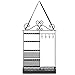 MyGift Black Metal Scrollwork Design Hanging Jewelry Organizer Rack with Storage Shelf