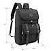 Weekend Shopper Lightweight Canvas Backpack Black Laptop Bookbag College backpack Vintage Backpack Laptop Backpack for Women and Men fit 15.6 Laptops