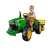 Peg Perego John Deere Ground Force Tractor with Trailer