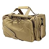OSAGE RIVER Tactical Range Bag for Handguns and Hunting, Travel Duffel, Standard Duty, Coyote Tan