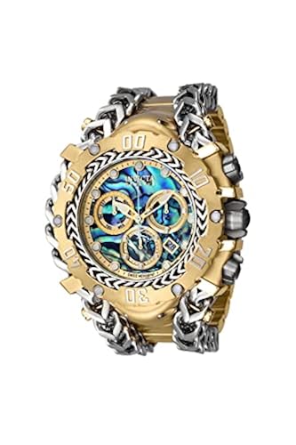 Invicta Reserve Gladiator 58Mm Swiss Quartz Chrono Abalone Watch  Goldtone/Silvertone Men's in Oman Whizz Wrist Watches