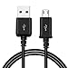 Samsung Galaxy Tab S2 8.0-inch Adaptive Fast Charger Micro USB 2.0 [1 Wall Charger + 5 FT Micro USB Cable] AFC uses dual voltages for up to 50% faster charging! - BLACK - Bulk Packaging