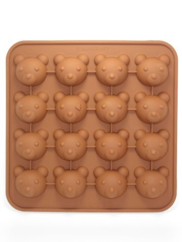 Bear Face Shaped Silicone Chocolate, Jelly and Candy Mold