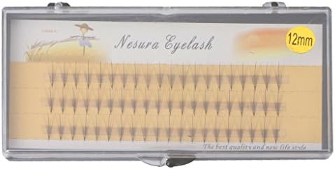 SPYlive 2 Packs 12MM Fake Eyelashes, Long False Eyelashes Natural 3D Fake Black Eye Lashes