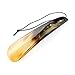 FootFitter Genuine Bull Horn Shoe Horn with Loop (9
