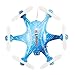 Dayan Anser Mini Hexacopter,Altitude Hold RC Helicopter Beginer Drones,Mobile Wifi Control，6 Axis Gyro System Micro Helicopters With 0.3MP Camera,Nano Vehicle Toys USB Charge, LED Flash Light (Blue)
