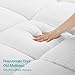 KARRISM Extra Thick Mattress Topper, Cooling Mattress Pad Cover Topper, 400TC Cotton Pillow Top (8-21Inch Deep Pocket)(California King, White)
