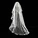 Passat Pale Ivory Two-Tier 2M Chapel Circular Veil Edged with Horsehair VL-1028