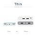 Polanfo Power Bank Universal Ultra Compact 8000mAh External Battery for Smartphone & Tablets- Blue