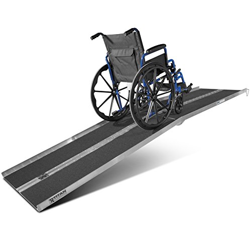 Titan Ramps 10' ft Aluminum Multifold Wheelchair Scooter Mobility Ramp