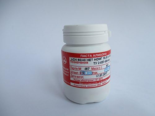 40gram Rough 60 micron Diamond Polishing Lapping Paste. Universal for Metals, Glass, Stone. High Concentration.