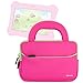 Evecase Kids Tablet Case for Fuhu Nabi Jr. / nabi Jr. S, Tablet UltraPortable Handle Carrying Neoprene Sleeve Case Bag - Hot Pink