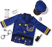 Melissa & Doug Police Officer Role-Play Costume Set, Pretend Play,, Machine Washable, 44.45 cm H x 60.96 c