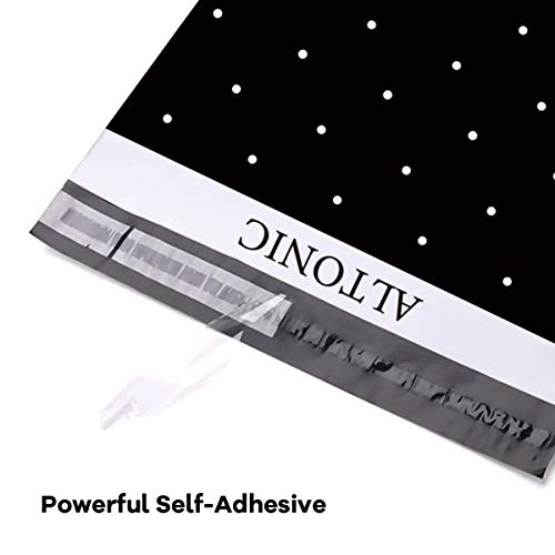 Poly Mailers 10x13 Shipping Bags 100 Pack Thank You Black Polka Dot Mailing Envelopes with Self Seal Adhesive Waterproof and Tear-Proof Packaging Bags