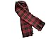 MOTINE Tartan Blanket Scarf Stylish Winter Warm Pashmina Wrap Shawl for Women (Red Black)