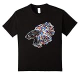 Kids Betta Fish Shirt - Betta Fish Geometric T