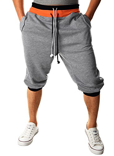 Hemoon men s casual sports jogging harem pants jersey s…