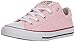 Converse Girl's Madison Star Perforated Low Top Sneaker, Cherry Blossom/Driftwood/White, 12 M US Little Kid