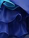 NNJXD Girl Ruffles Vintage Embroidered Sequins Flower Wedding Dress Size (100) 2-3 Years Blue