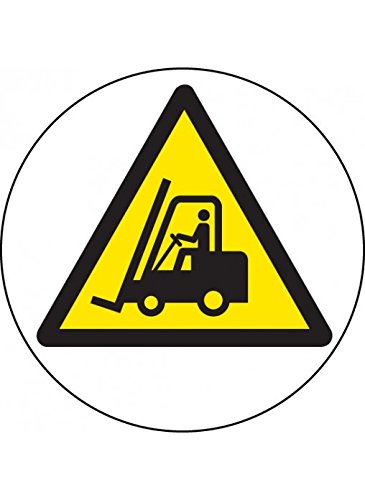 Caledonia Signs 58803 Forklift Truck Floor Graphic Label, 400 mm Diameter