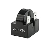 3-Pin Terminals Refrigerator PTC Starter Relay 22 Ohm Resistance