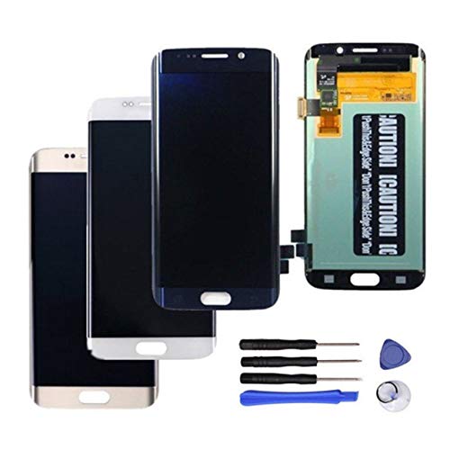Cumtur LCD G925F/G925AVTP Display Touch Screen Assembly Replacement for Samsung Galaxy S6 Edge Smartphone Repair Accessories