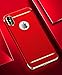 Phone Case of iPhone X/10 Luxury Electroplating Premium 3 In 1 Shockproof Slim Protection Cover (red)