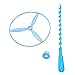 Hand-Push Flying Spinning Dragonfly Stress Relieving Fidget Helicopter Toys Blue