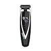 ConairMAN Super Stubble Ultimate Flexhead Trimmer; Razor-Sharp Etched Blade Technology with Pivoting Flex Head; 15 Digital Settings ranging from 0.4mm to 5.0mm; Black - Wet/Dry + Lithium Ion Powered
