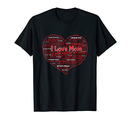 Mothers Day WorthyFashionI Love Mom Heart T-Shirt