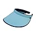 Women's Brushed Cotton Clip-On Visor-4129-BLUE-NVY