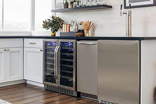 EdgeStar-CWR5631FD-30-Inch-56-Bottle-Built-In-Dual-Zone-French-Door-Wine-Cooler