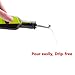 LEGERM Olive Oil dispenser Bottle for Kitchen - Oil Cruet with Pourers Spout and Funnel 8oz