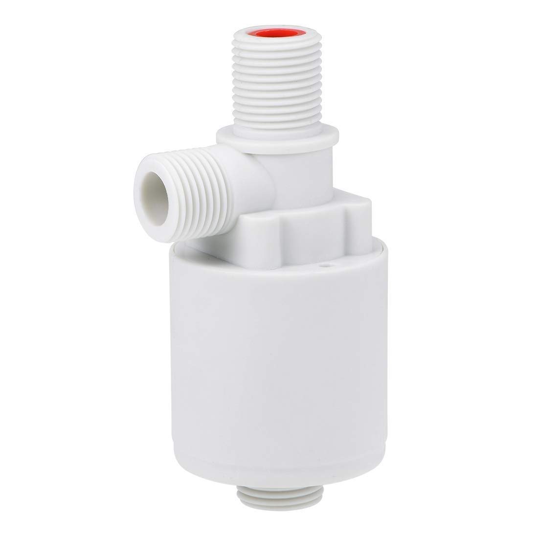 Yundxi 1/2" Automatic Water Level Control Valve Floating Ball Valve Tower Water Tank Float Valve (1/2", Vertical Outer Installation)