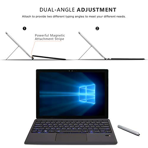 5 Ultra+Slim+Wireless+Bluetooth+Keyboard+Touchpad