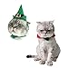 NAMSAN Pet Cat Hat Halloween Costume with Beautiful Tie Christmas Small Dog Cap