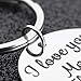 VANLOVEMAC Boyfriend Girlfriend Birthday Gift for Him Her Funny Couple Keychain for Wife Husband Wedding Women Men Boys Girls i Love You Most The End i Win Anniversary Valentine Day