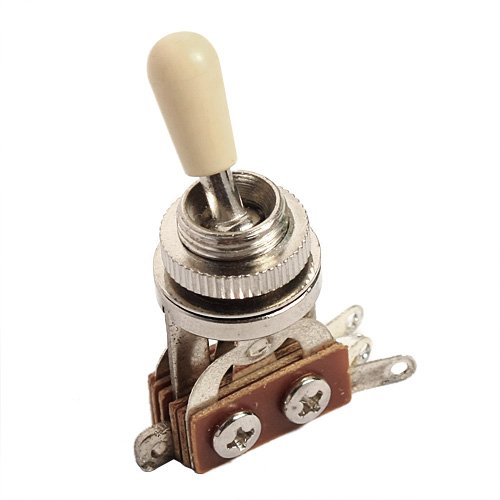 image for Kmise A0046 3 Way Toggle Switch Chrome for Electric Guitar