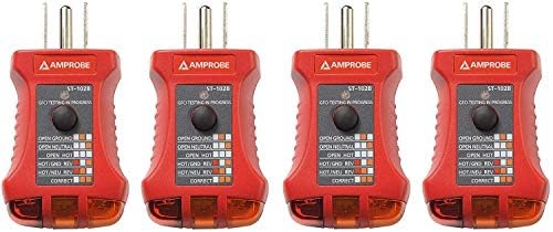 Amprobe ST-102B Socket Tester with GFCI (Fоur Paсk)