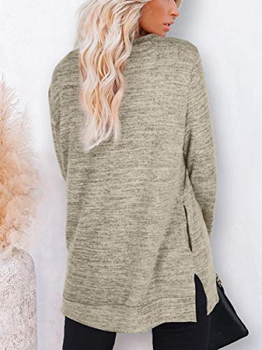 5 XIEERDUO+Sleeve+Shirts+Pockets+Sweatshirt