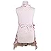 NEOVIVA Children Kitchen Aprons for Girls with Pocket for Matching Mother and Daughter Apron Set, Style Doris, Floral Lollipop Red