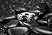 King Will TYRE 8mm Black/Silver Domed Tungsten Carbide Ring Matte Finish Groove Design Wedding Bands Comfort Fit